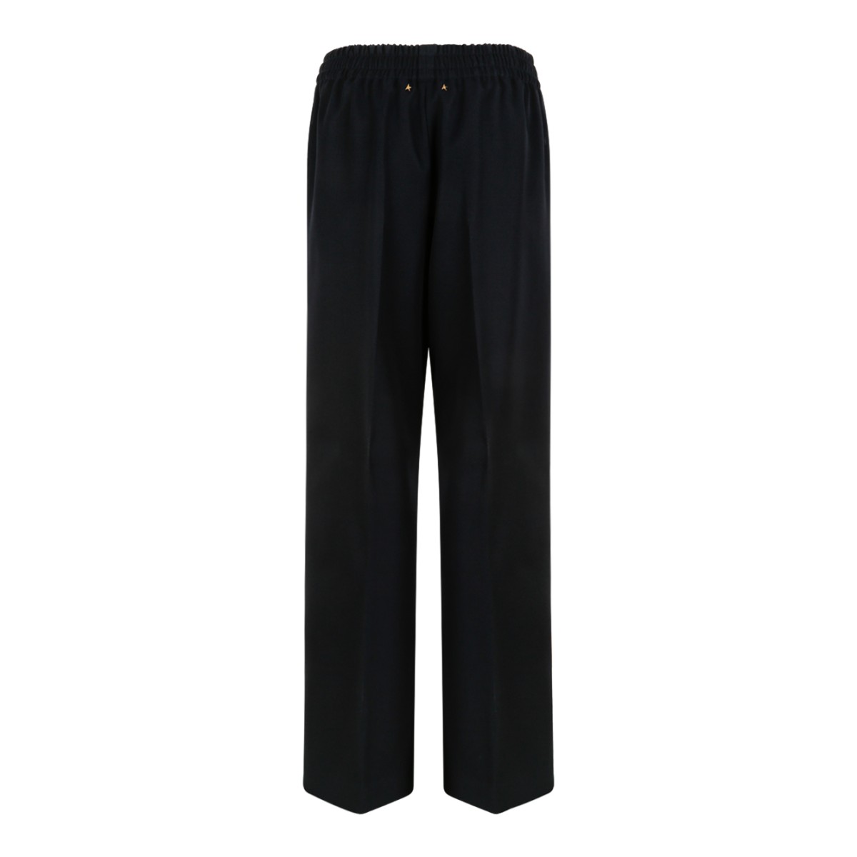 Golden Goose Black Wide-Leg Trousers.