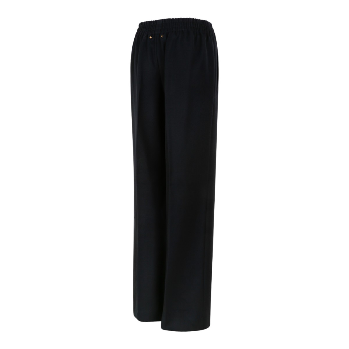 Golden Goose Black Wide-Leg Trousers.