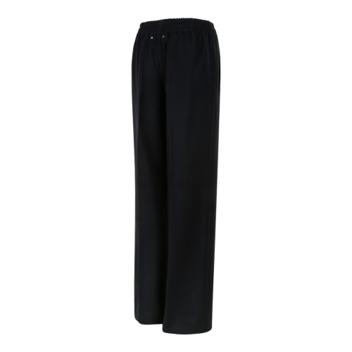 Golden Goose Black Wide-Leg Trousers.