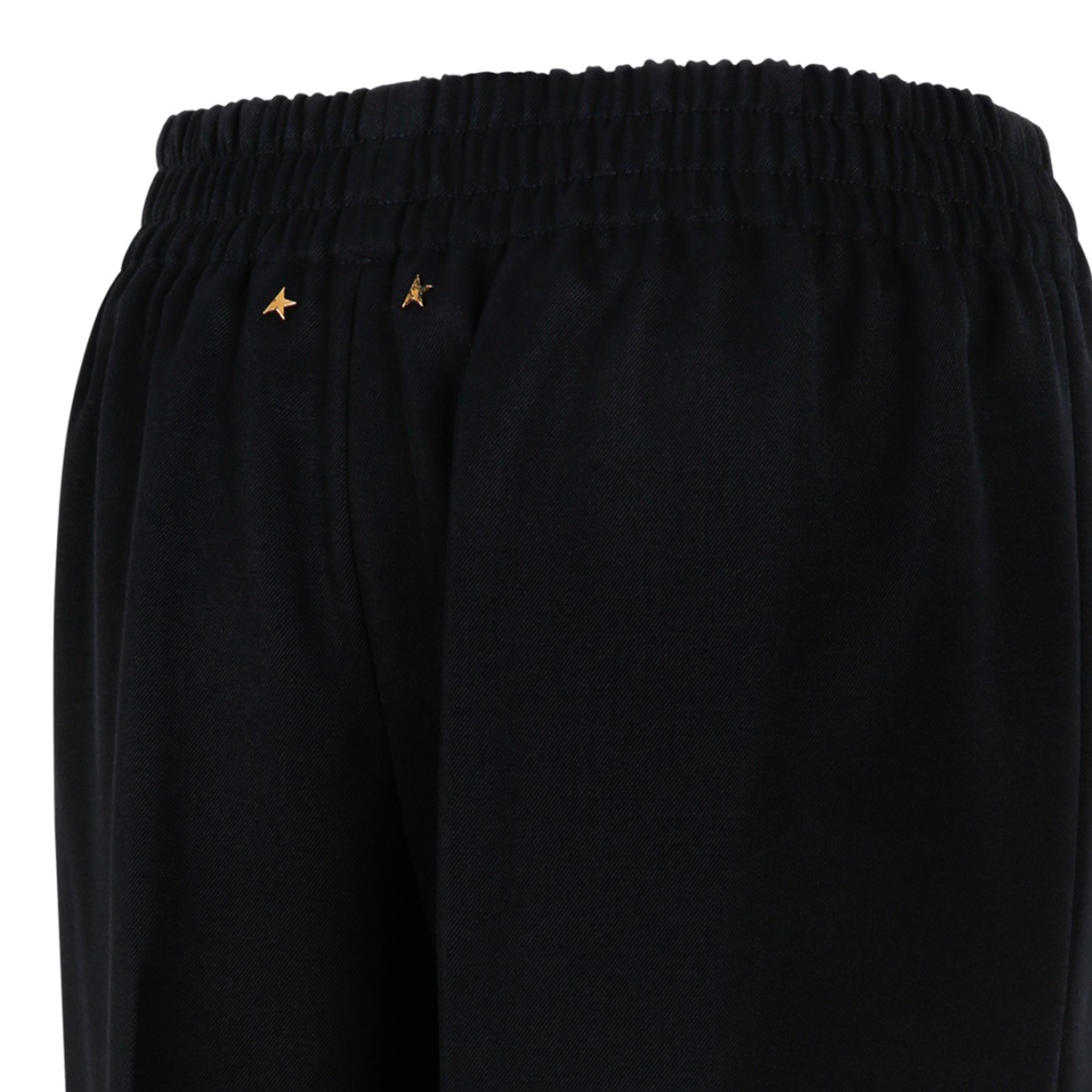 Golden Goose Black Wide-Leg Trousers.