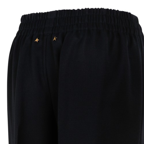 Golden Goose Black Wide-Leg Trousers.
