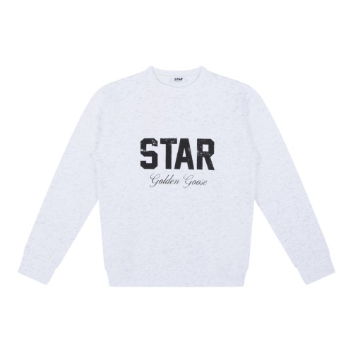Golden Goose Grey Logo Cotton Sweatshirt.