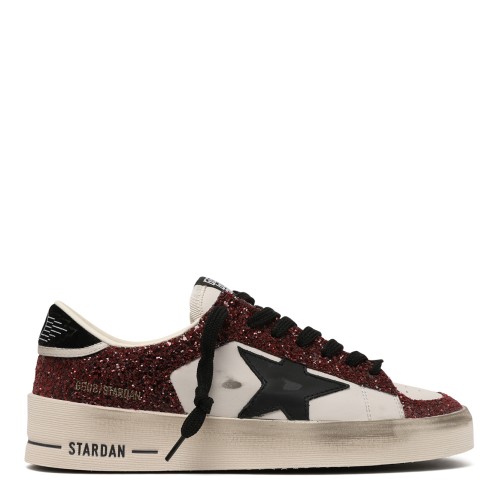 Golden Goose Stardan Glitter Leather Sneakers.