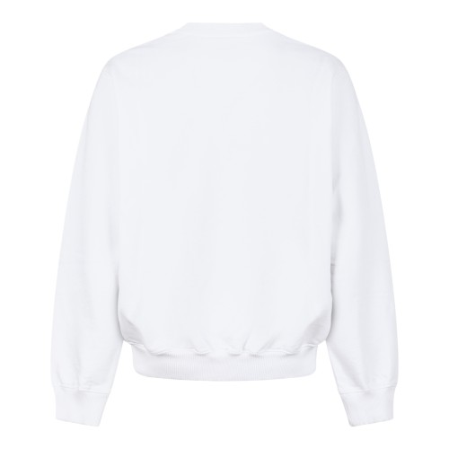 Casablanca White Logo Print Sweatshirt. 2