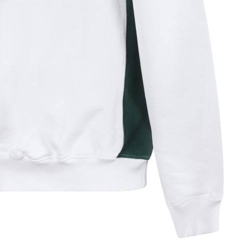 Casablanca White Logo Print Sweatshirt.