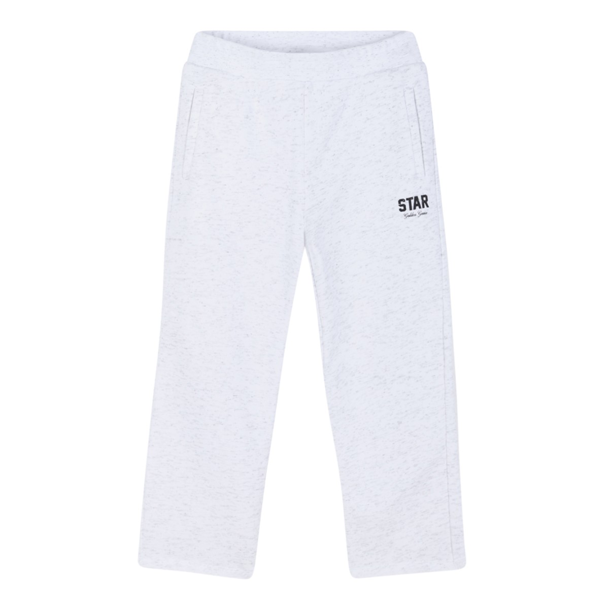 Golden Goose Grey Logo Cotton Sweatpants.