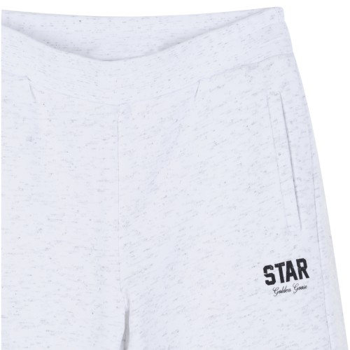 Golden Goose Grey Logo Cotton Sweatpants.
