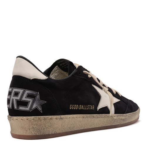 Golden Goose Ball Star Black Suede Sneakers.