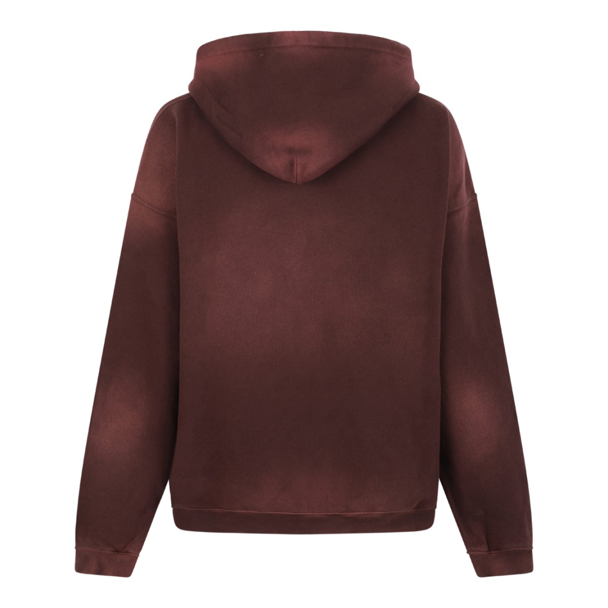 Golden Goose Brown Cotton Logo Hoodie.