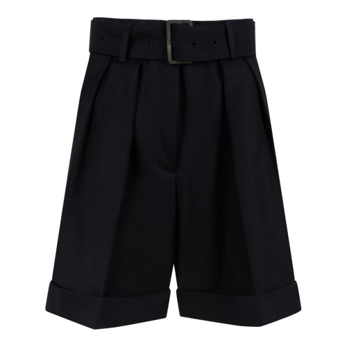 Golden Goose Black Tailored Bermuda Shorts.