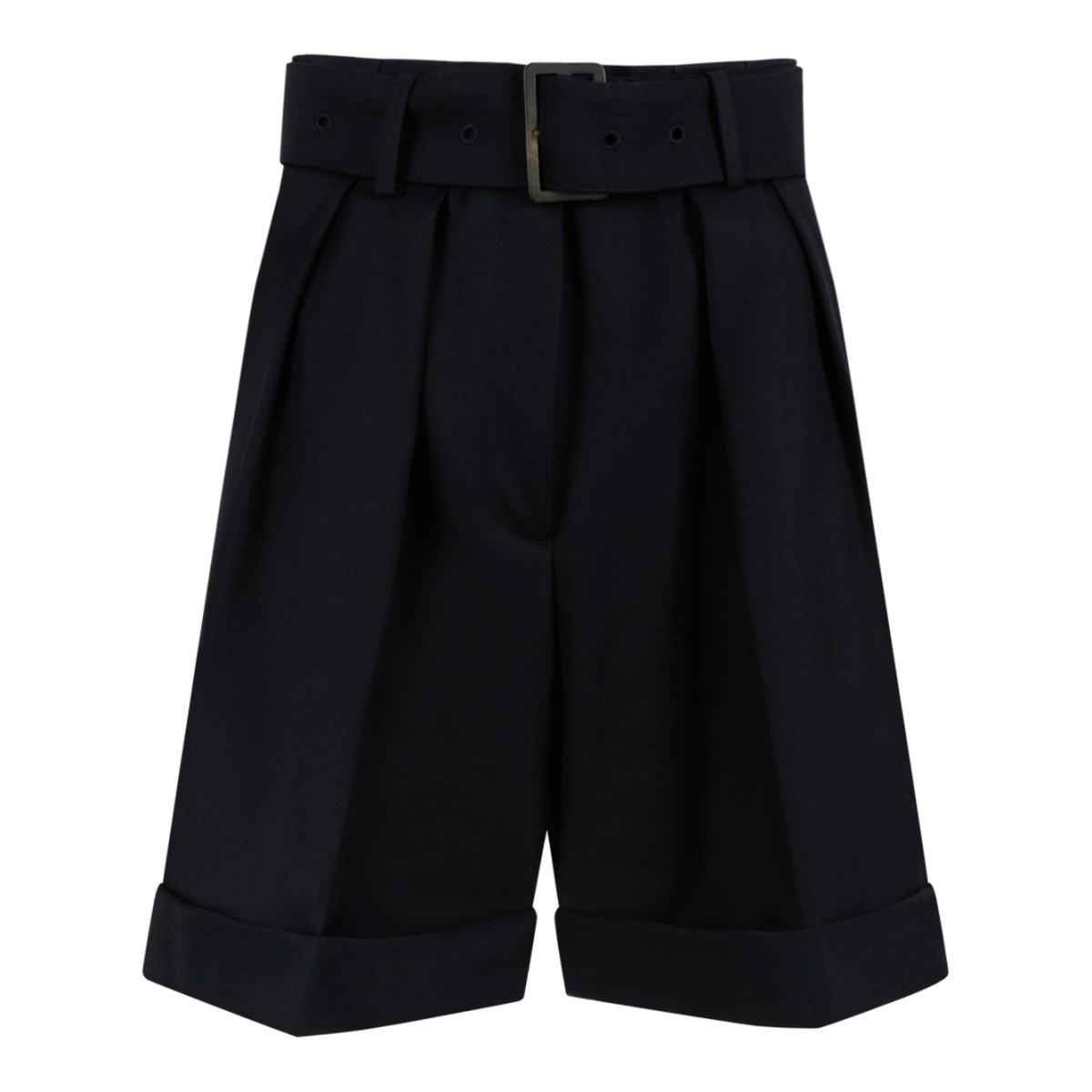 Golden Goose Black Tailored Bermuda Shorts.