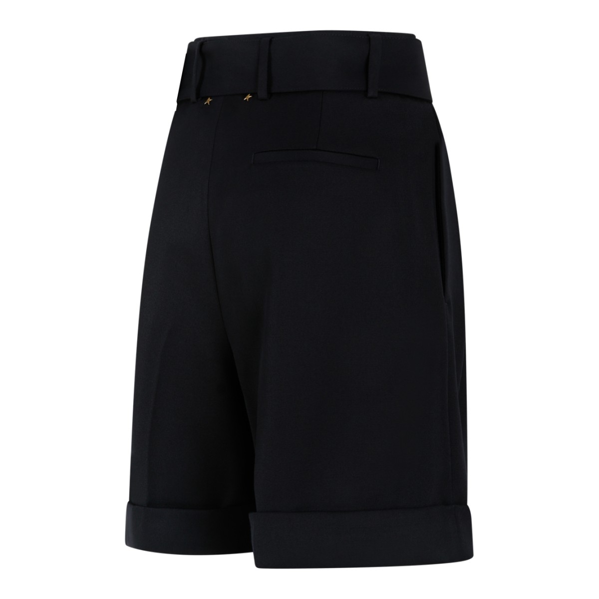 Golden Goose Black Tailored Bermuda Shorts.
