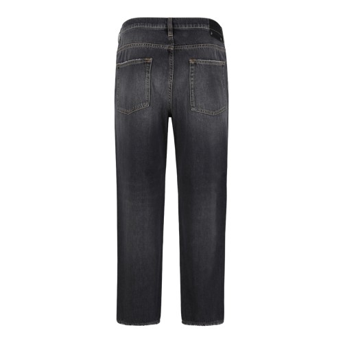 Golden Goose Washed Black Straight-Leg Jeans. 2