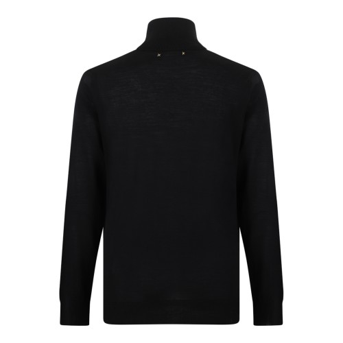 Golden Goose Black Wool Turtleneck Sweater.