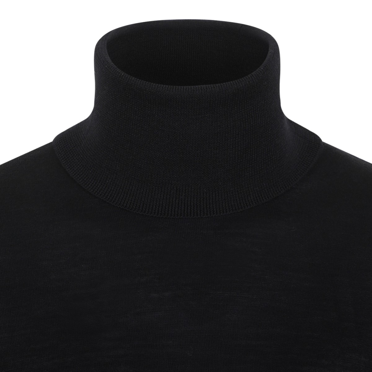 Golden Goose Black Wool Turtleneck Sweater.
