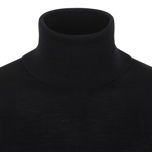 Golden Goose Black Wool Turtleneck Sweater.