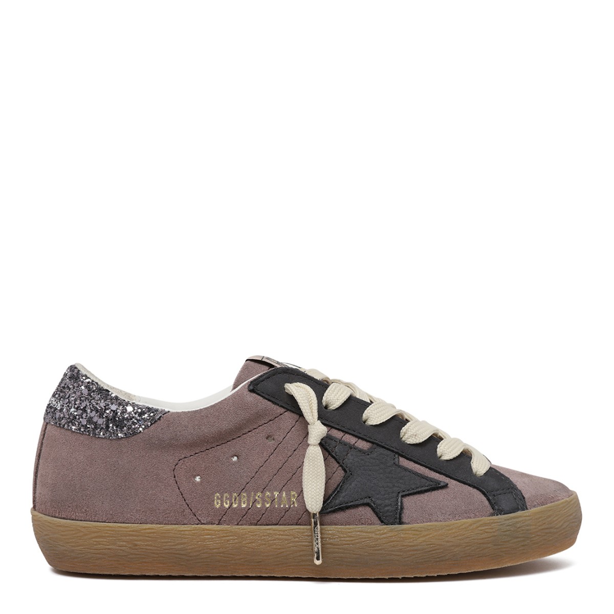 Golden Goose Ball Star Grey Suede Sneakers.