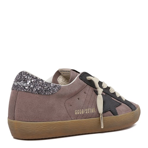 Golden Goose Ball Star Grey Suede Sneakers.