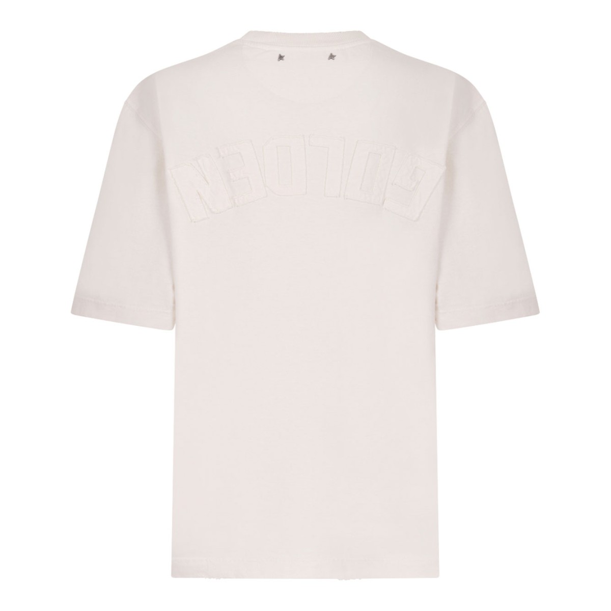 Golden Goose Relaxed Fit T-Shirt With Logo Patch.