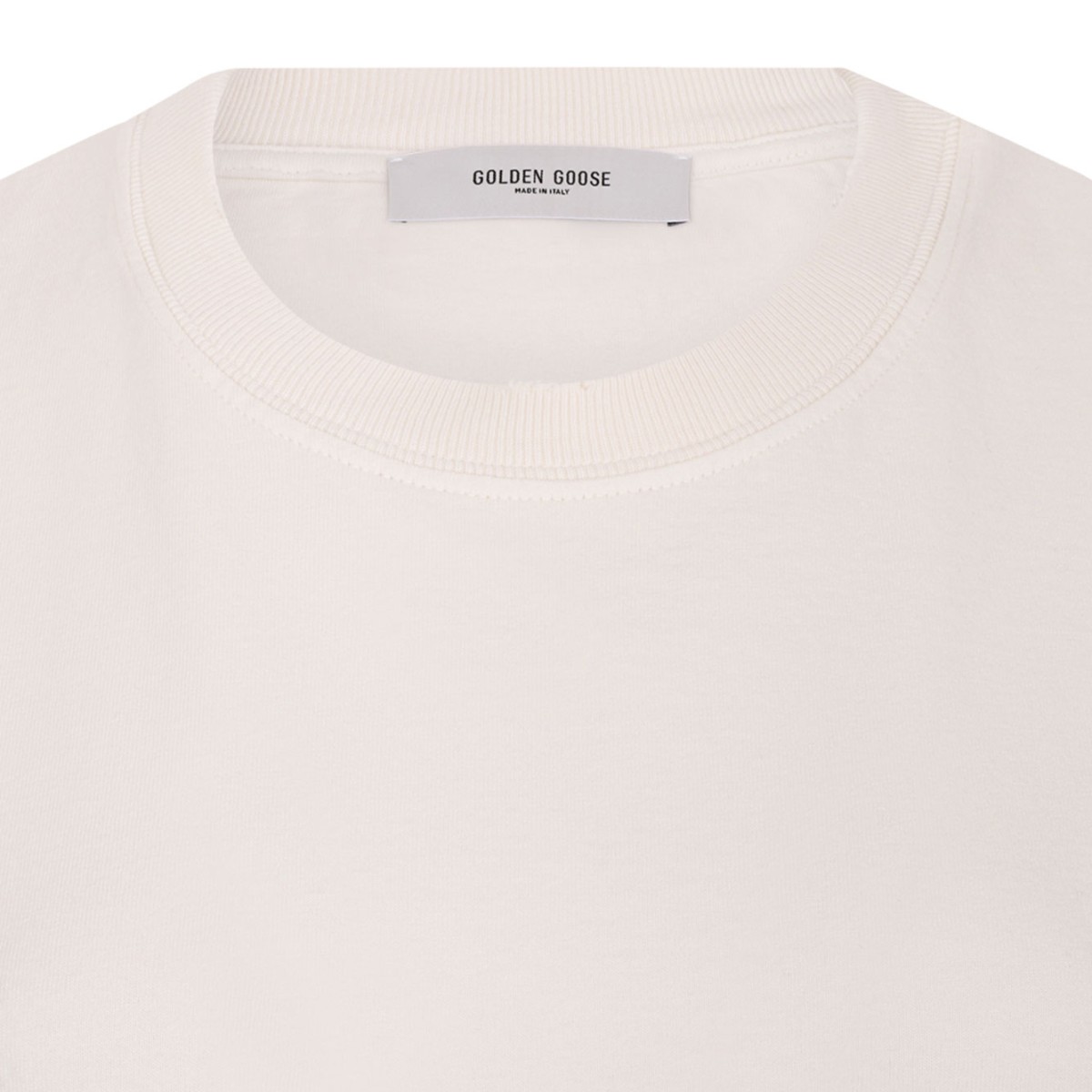 Golden Goose Relaxed Fit T-Shirt With Logo Patch.
