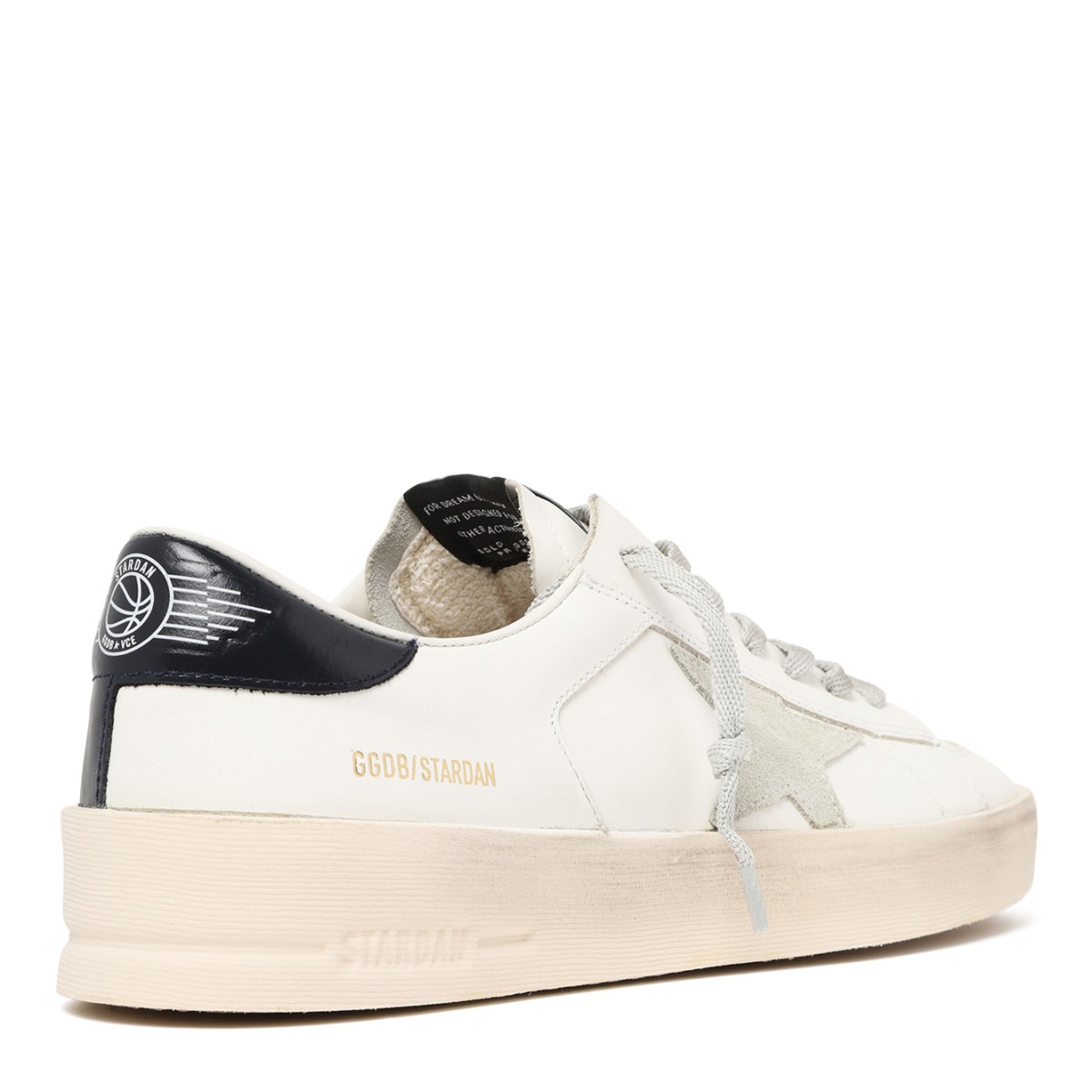 Golden Goose Super-Star White Leather Sneakers.