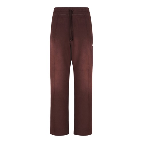 Golden Goose Brown Cotton Drawstring Trousers.