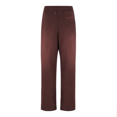 Golden Goose Brown Cotton Drawstring Trousers. 2