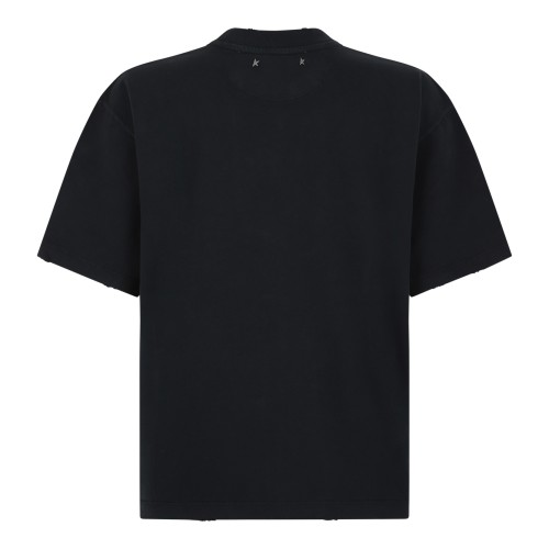 Golden Goose Black Crystal-Embellished Cotton T-Shirt.