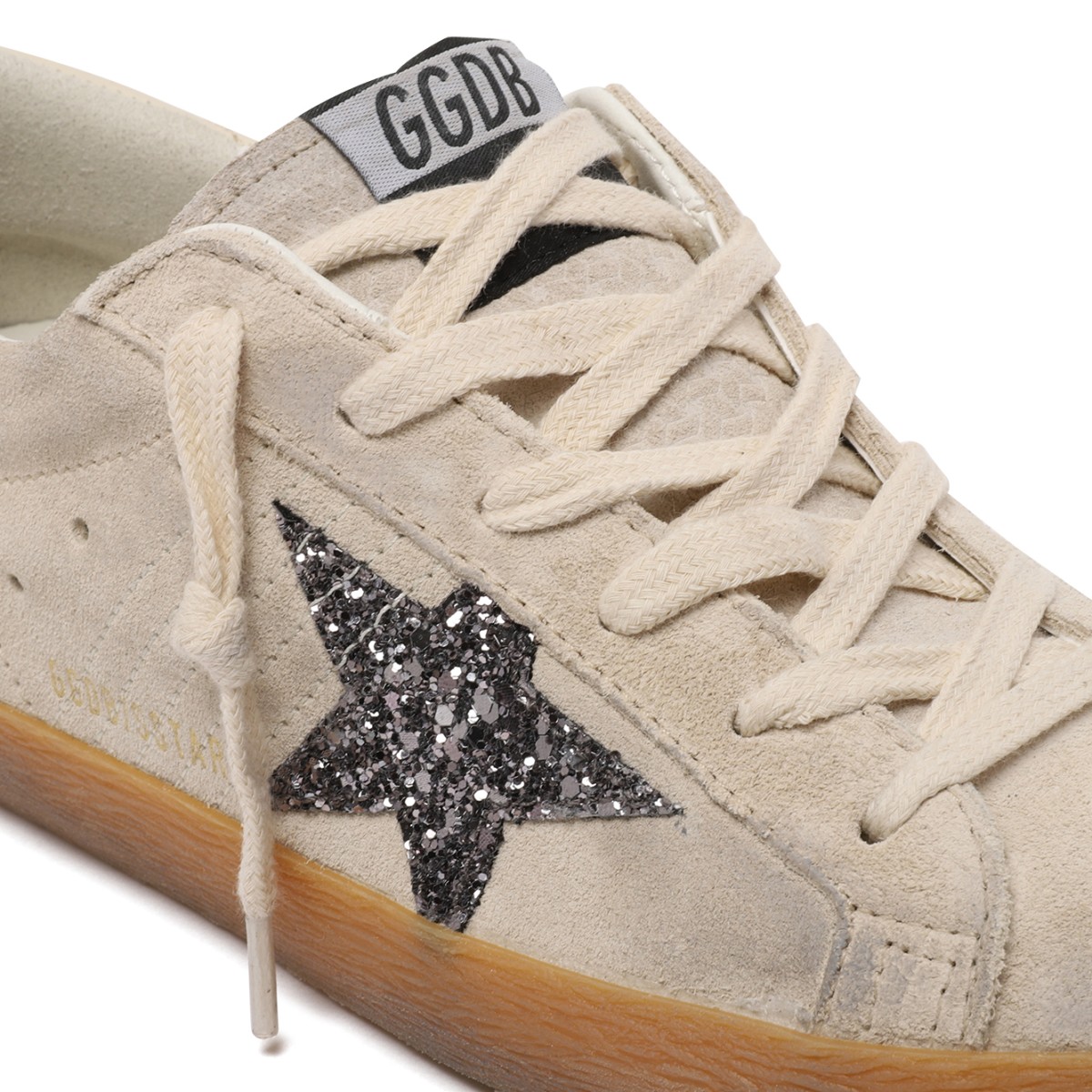 Golden Goose Super-Star White Leather Sneakers.