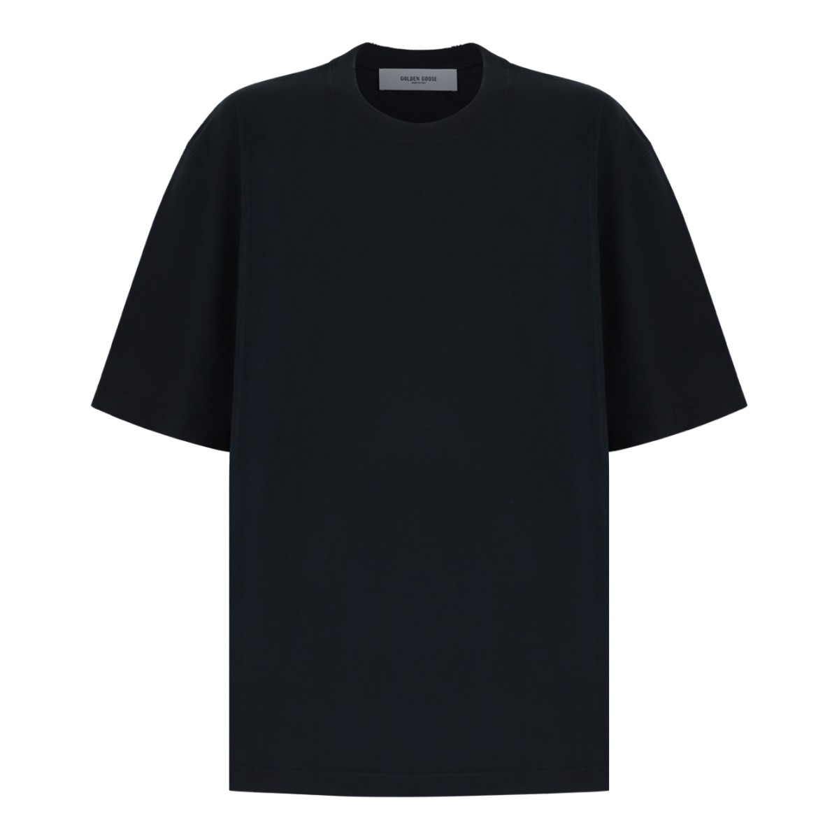 Golden Goose Relaxed Fit With Logo Embroidered T-Shirt.