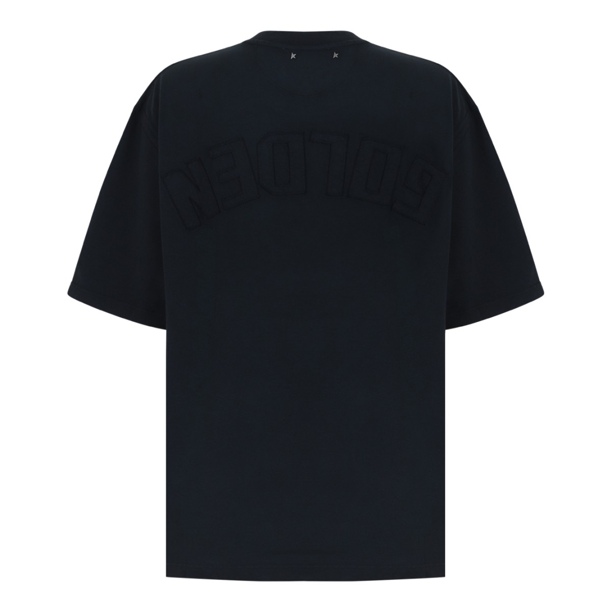 Golden Goose Relaxed Fit With Logo Embroidered T-Shirt.
