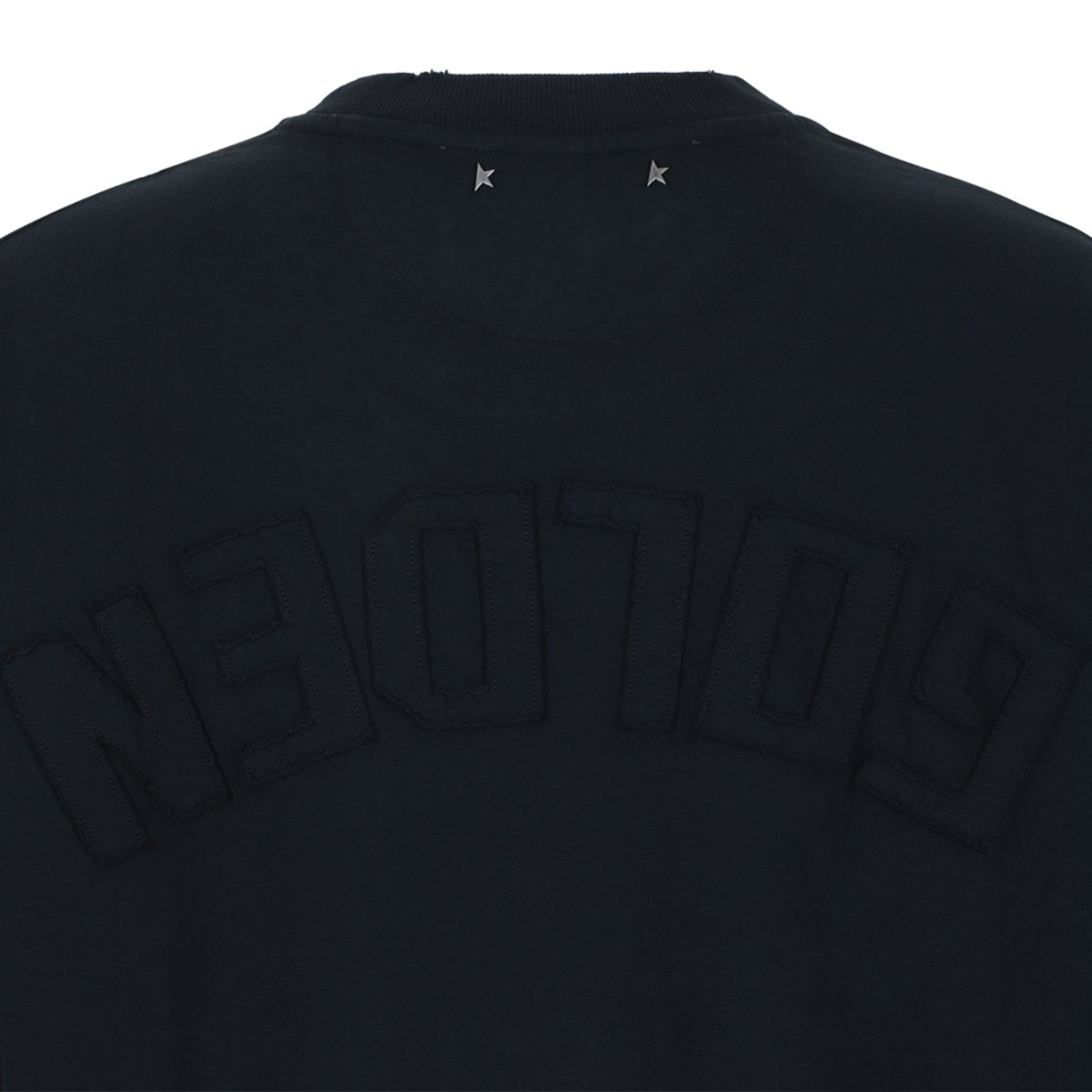 Golden Goose Relaxed Fit With Logo Embroidered T-Shirt.