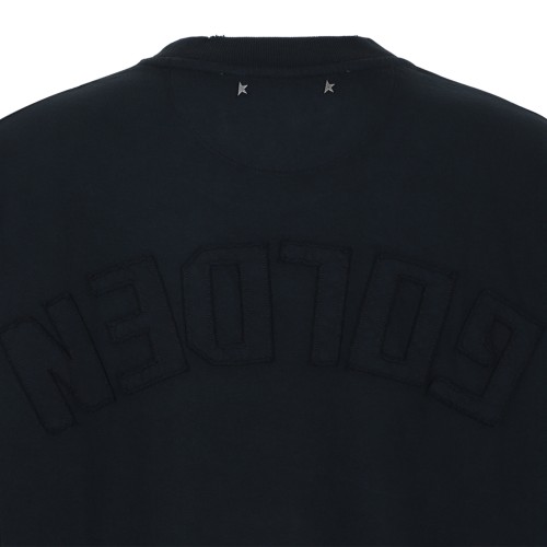 Golden Goose Relaxed Fit With Logo Embroidered T-Shirt.
