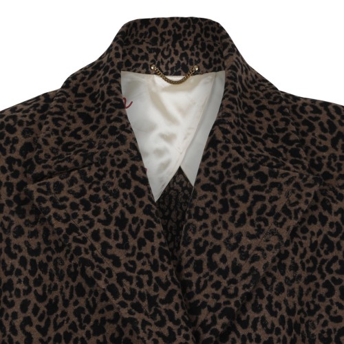 Golden Goose Leopard Print Coat.