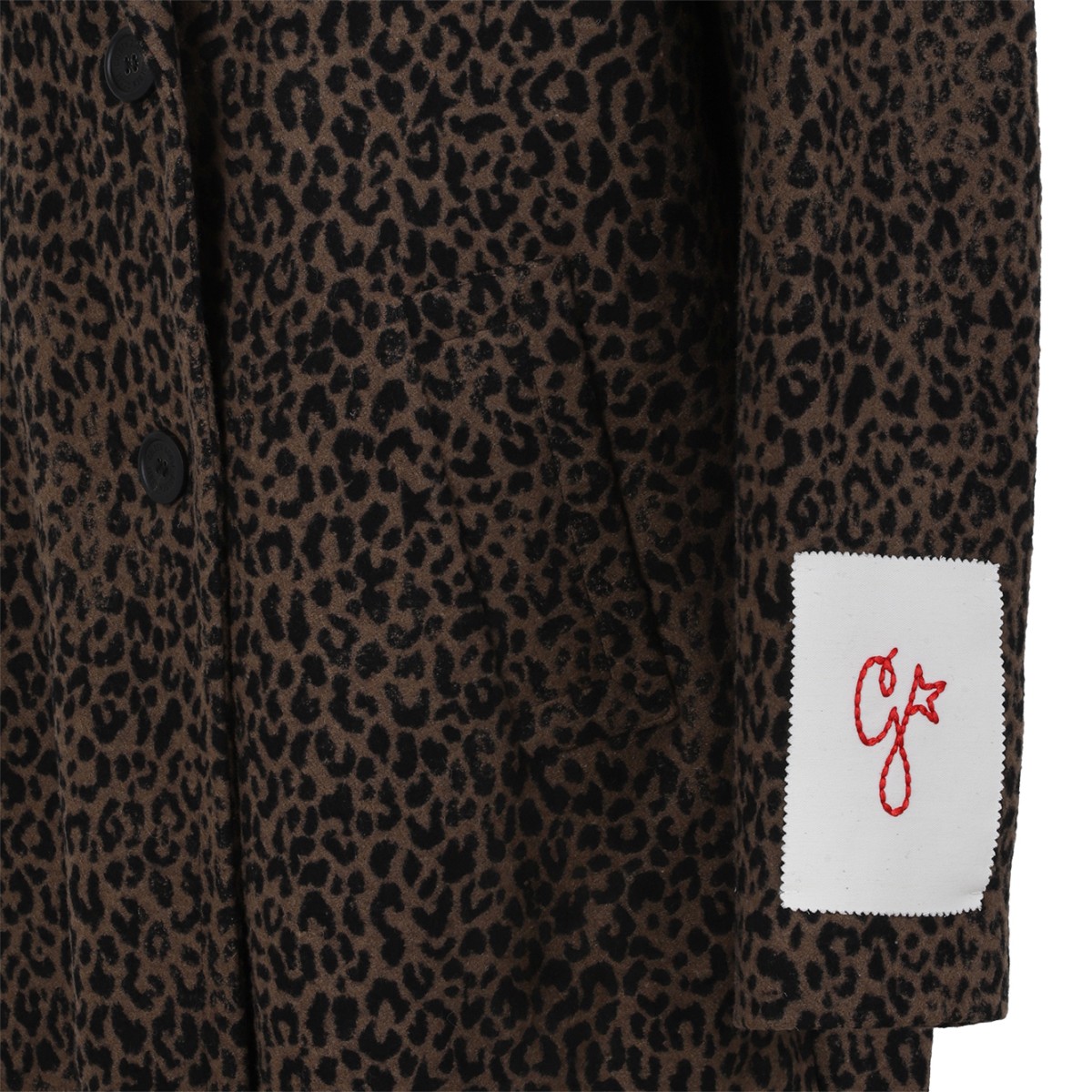Golden Goose Leopard Print Coat.