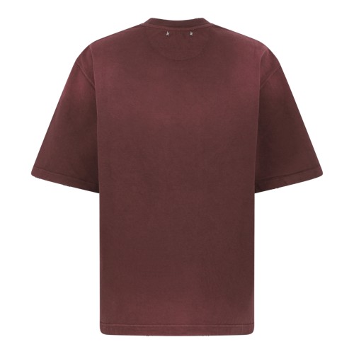 Golden Goose Brown Cotton Logo T-Shirt. 2