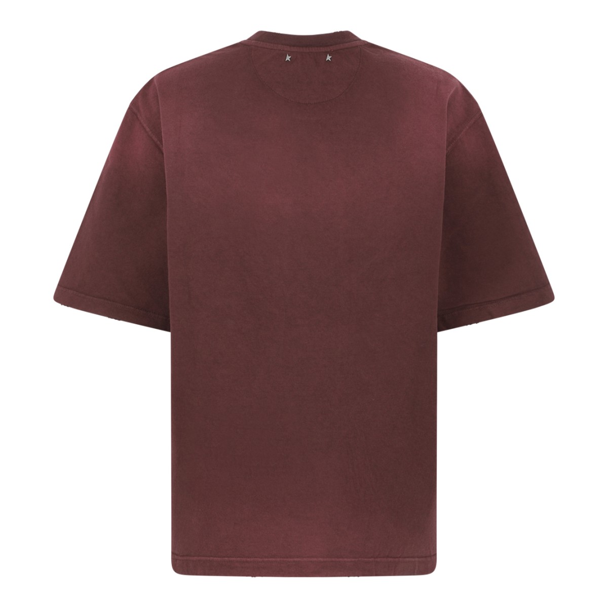 Golden Goose Brown Cotton Logo T-Shirt.