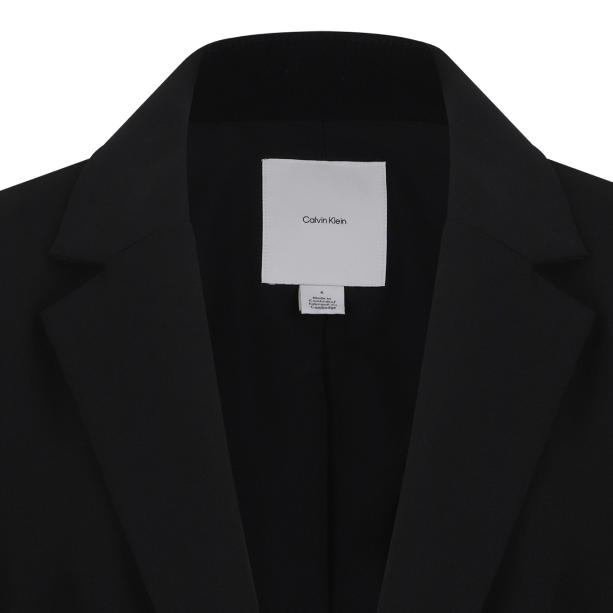 Calvin Klein Black Tailored Blazer.