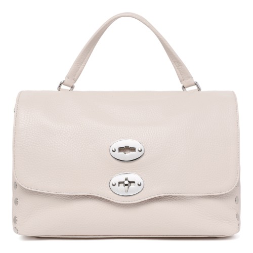 Zanellato Light Beige Leather Postina Bag.