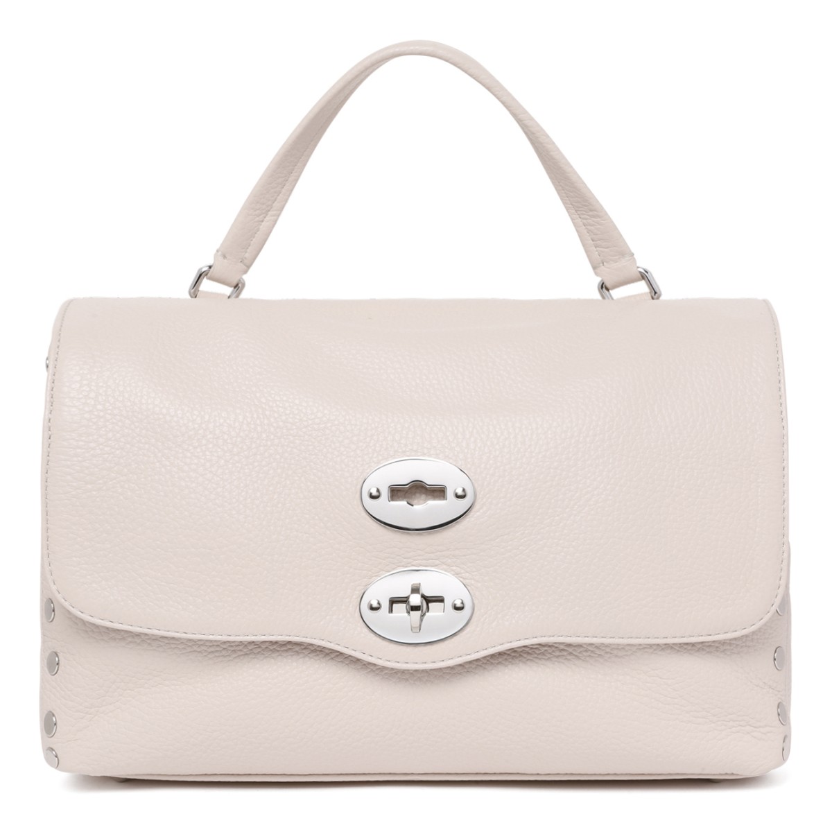 Zanellato Light Beige Leather Postina Bag.