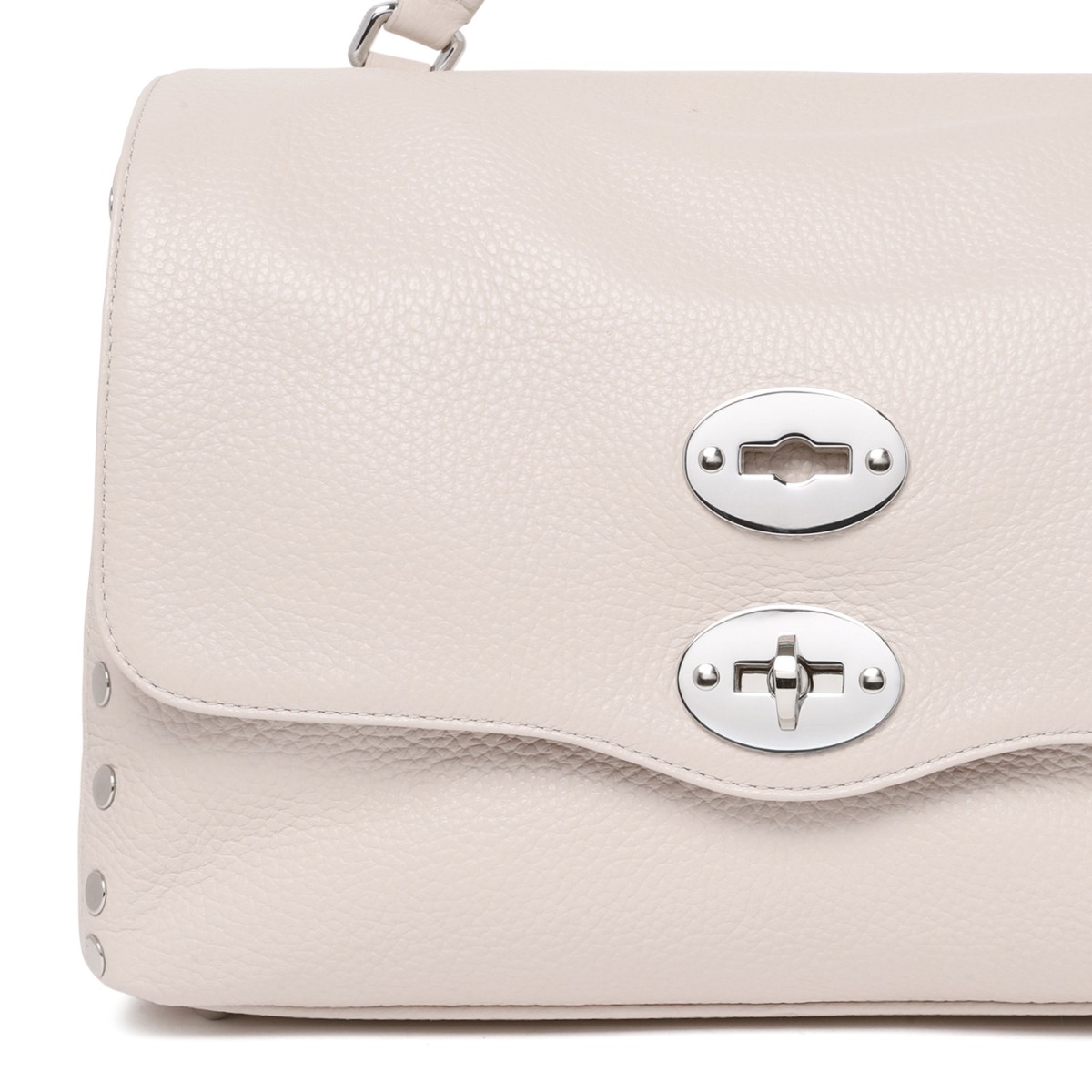 Zanellato Light Beige Leather Postina Bag.