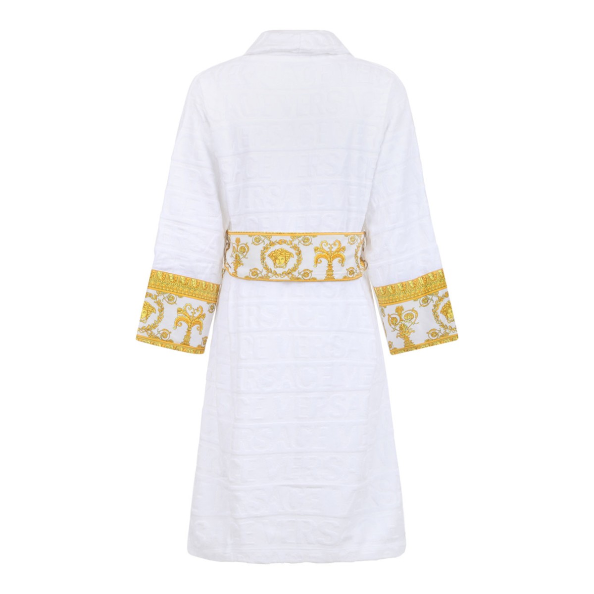 Versace White I Love Baroque Bathrobe.