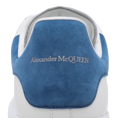 Alexander McQueen White Leather Oversized Sneakers.