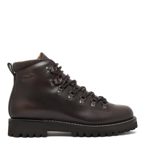 Church's Dark Brown Leather Hiking Boots.