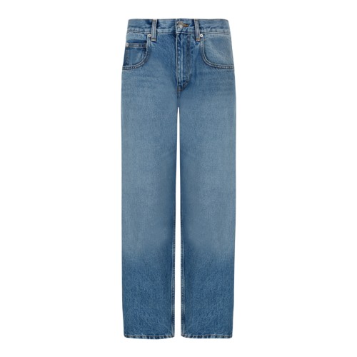 Isabel Marant Light Blue Straight-Leg Jeans.
