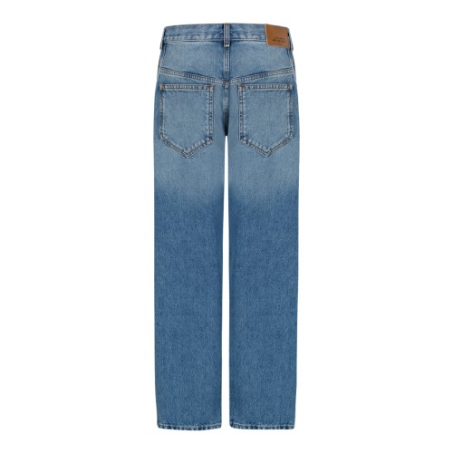 Isabel Marant Light Blue Straight-Leg Jeans.