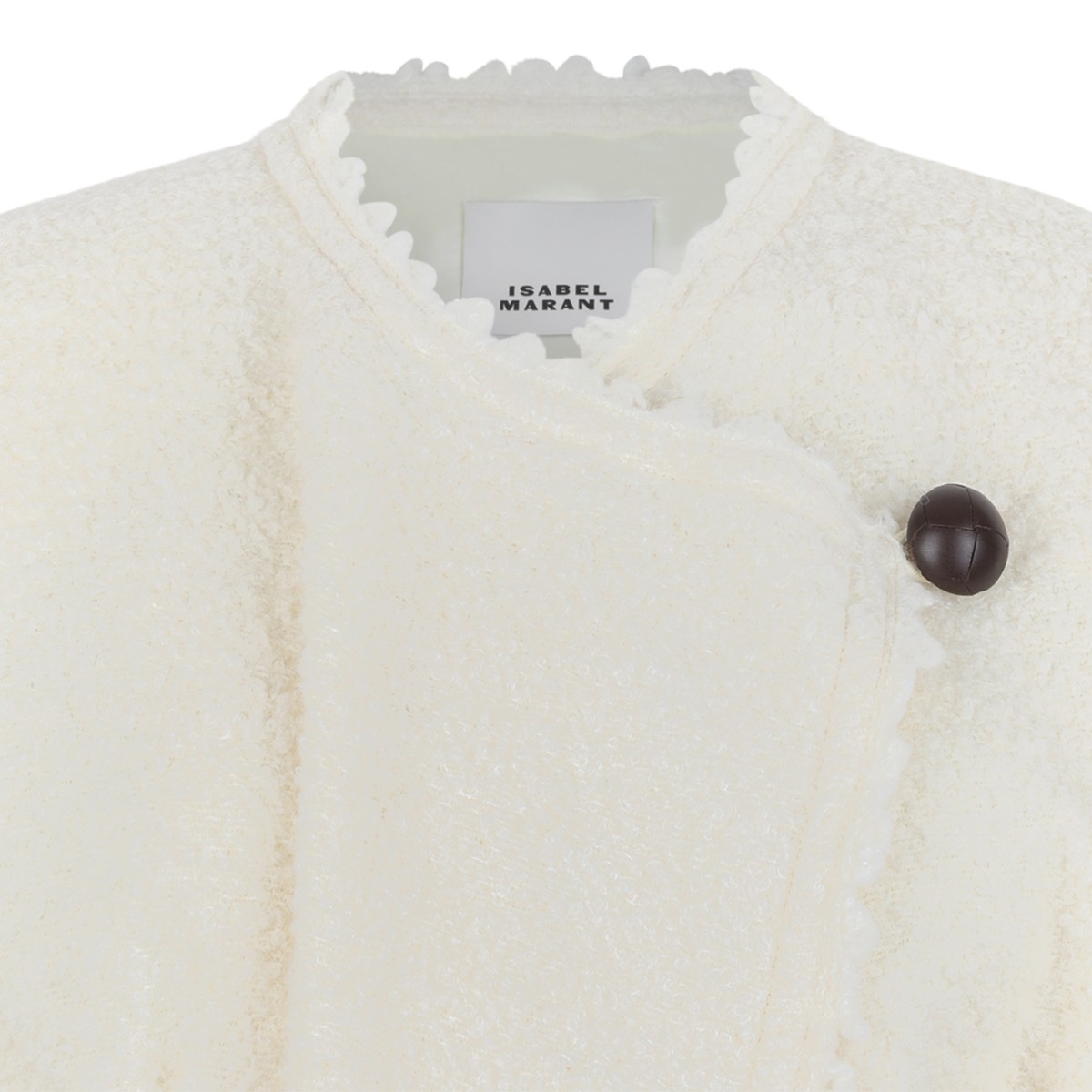 Isabel Marant Ivory Textured Tailored Jacket.