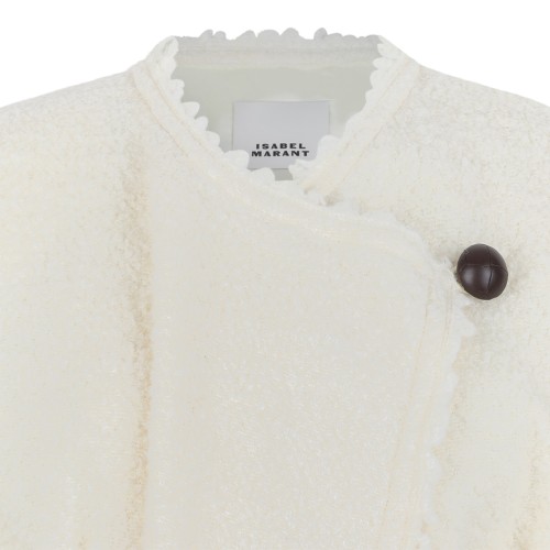 Isabel Marant Ivory Textured Tailored Jacket.