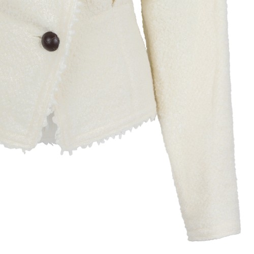 Isabel Marant Ivory Textured Tailored Jacket.