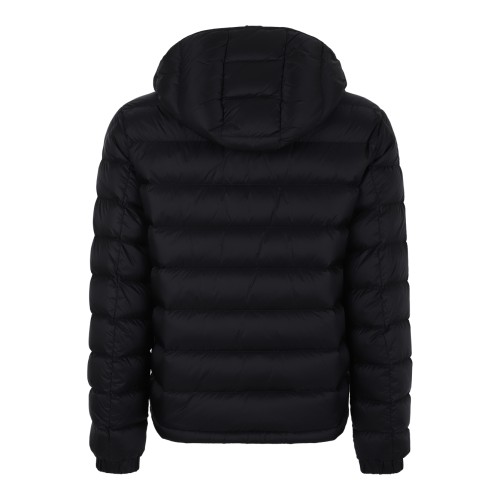 Moncler Black Hooded Down Jacket. 2